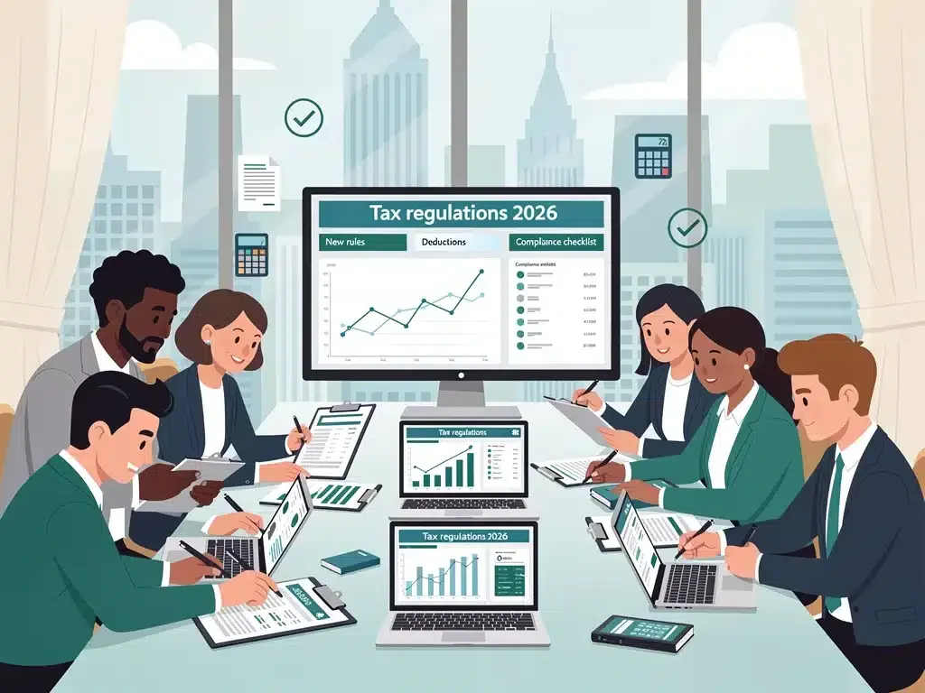 Investors analyzing financial data and tax implications for 2026.