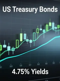 Financial chart showing rising US Treasury bond yields for 2026.
