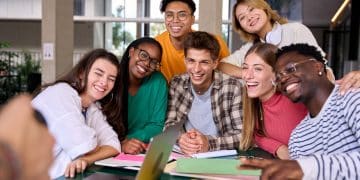 Students celebrating Take It Down Act.