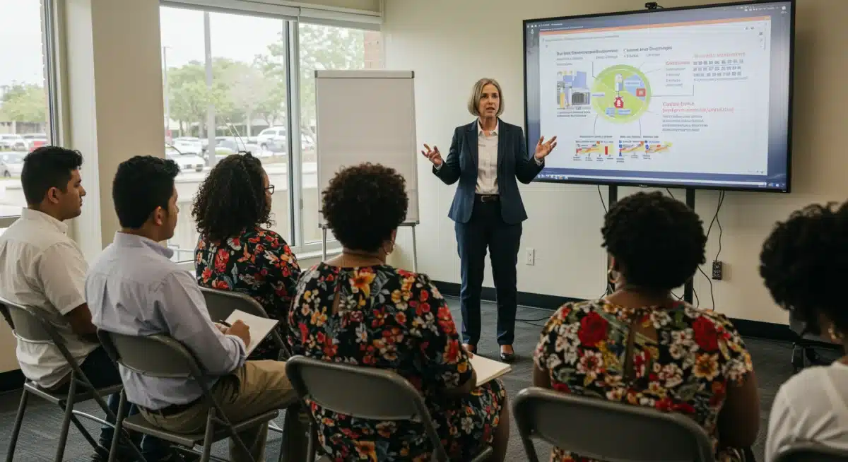 Community workshop on government assistance programs