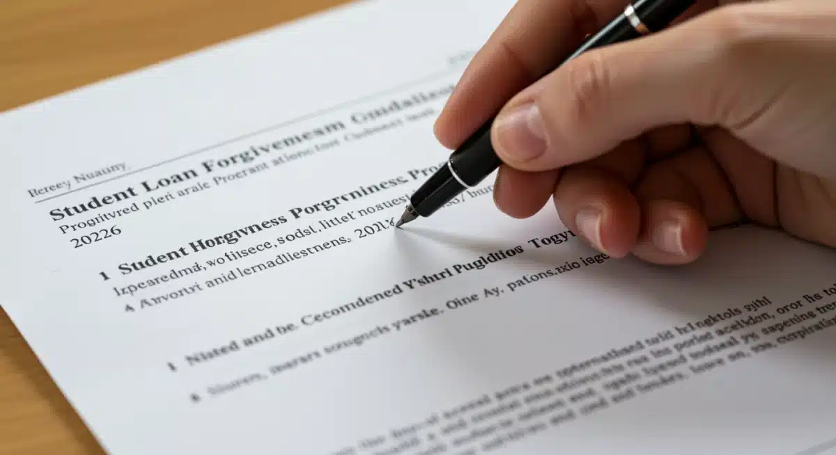 Detailed guidelines for student loan forgiveness programs in 2026