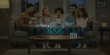 Family staying warm at home with energy assistance benefits