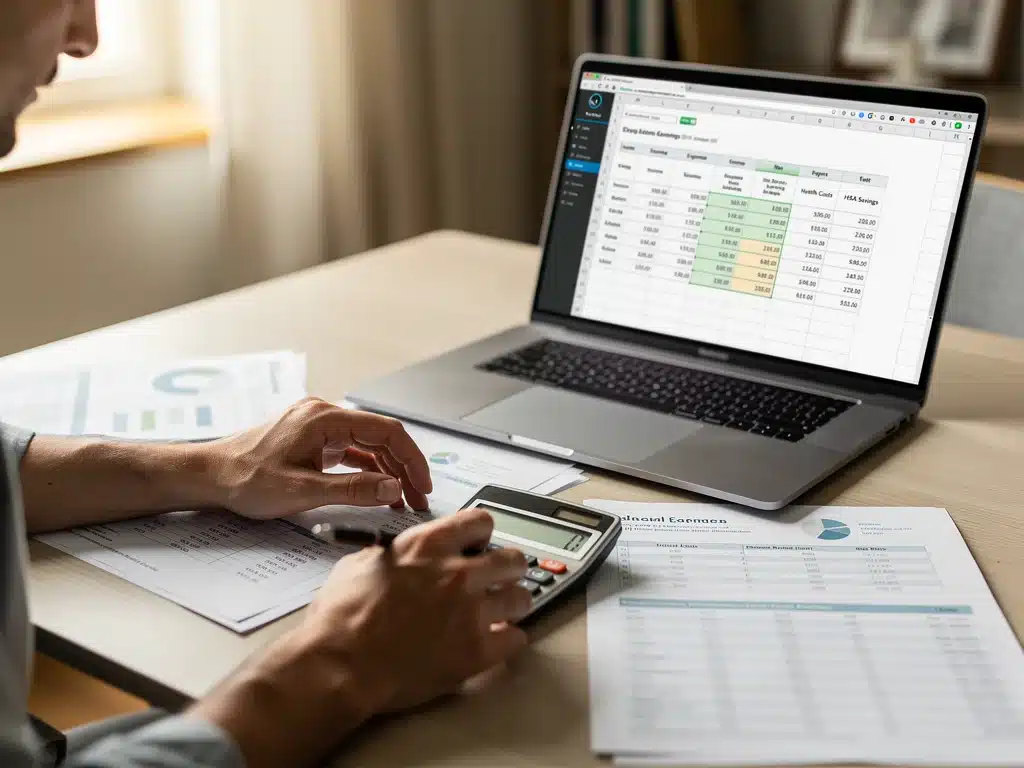 Individual calculating optimal 2026 HSA contribution strategy