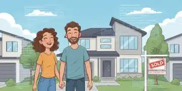November Housing Bill: Impact on First-Time Homebuyers First-time homebuyers reviewing new housing bill documents outside a suburban home.