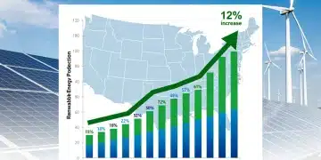 Energy Sector Report: U.S. Renewable Energy Production Sees a 12% Increase in the Last 6 Months of 2025 Graphic showing 12% increase in US renewable energy production in late 2025