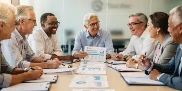 Social Security Changes for 2026: Understanding the Impact on Your Retirement Benefits and Planning Ahead Group of retirees discussing Social Security benefit changes for 2026