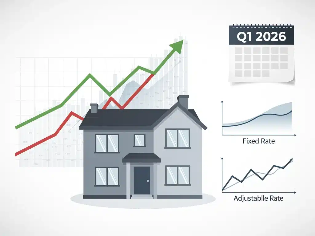 Mortgage Rates in Q1 2026: A Comparative Analysis of Fixed vs. Adjustable for US Homebuyers
